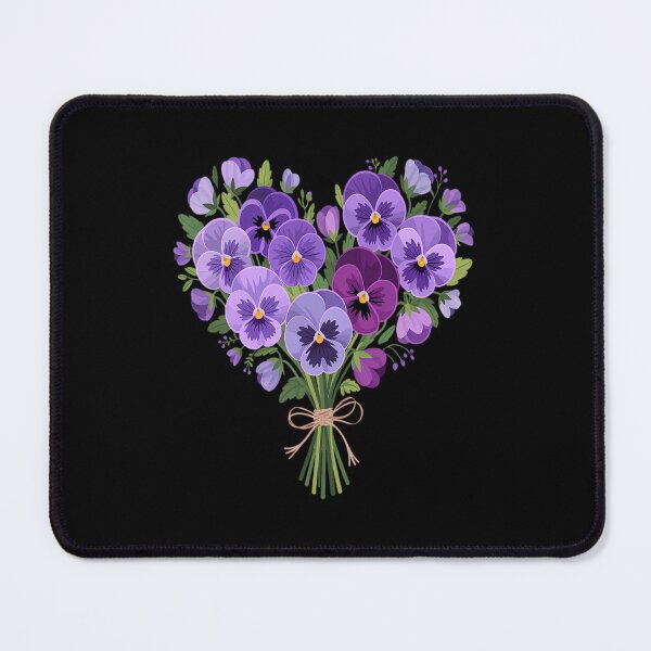 Item preview, Alzheimer purple floral pansy dementia alzheimer's awareness designed and sold by repconomArt.