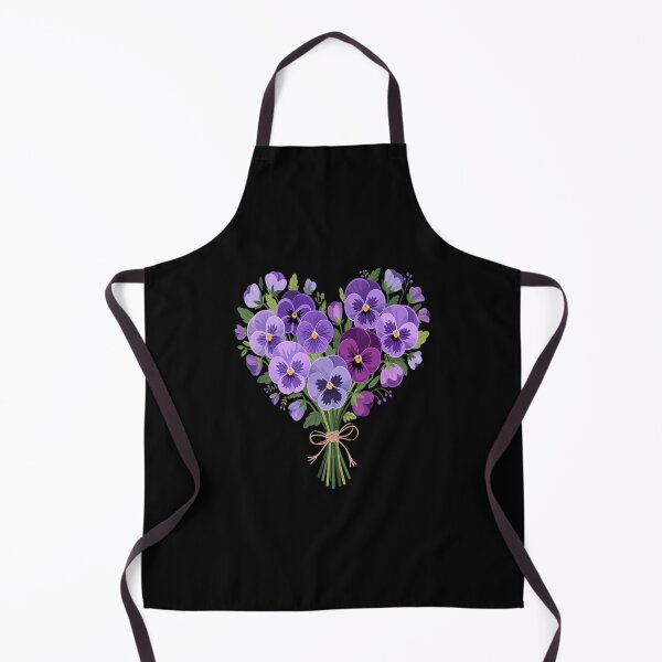 Item preview, Alzheimer purple floral pansy dementia alzheimer's awareness designed and sold by repconomArt.