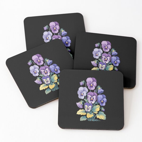 Item preview, alzheimer Viola floral pansy dementi alzheimer's awareness designed and sold by repconomArt.