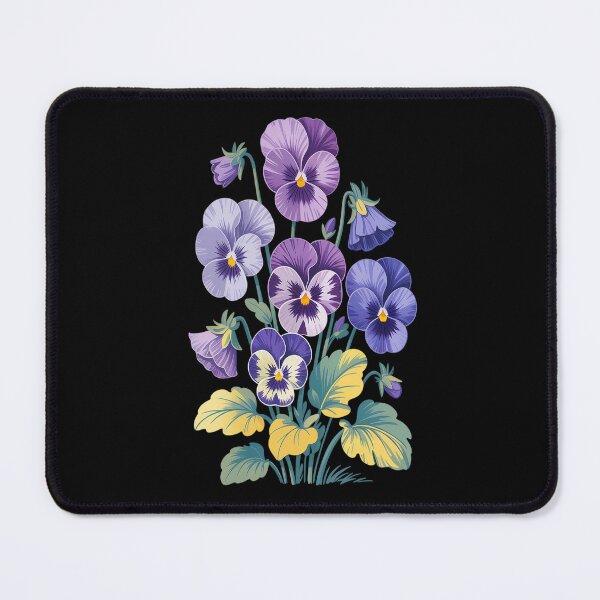 Item preview, alzheimer Viola floral pansy dementi alzheimer's awareness designed and sold by repconomArt.