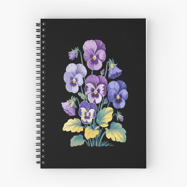 Item preview, alzheimer Viola floral pansy dementi alzheimer's awareness designed and sold by repconomArt.