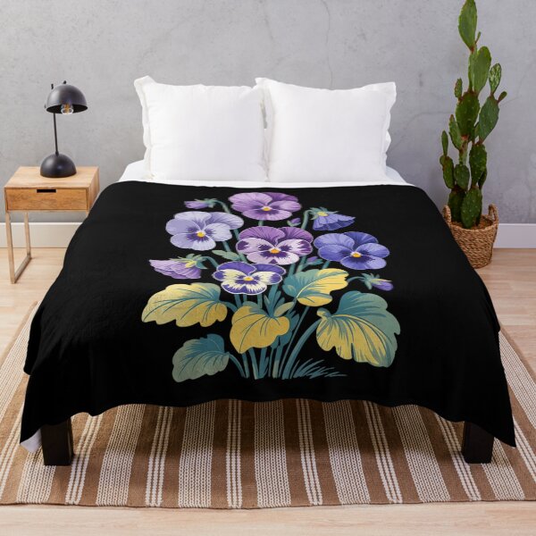 Item preview, alzheimer Viola floral pansy dementi alzheimer's awareness designed and sold by repconomArt.