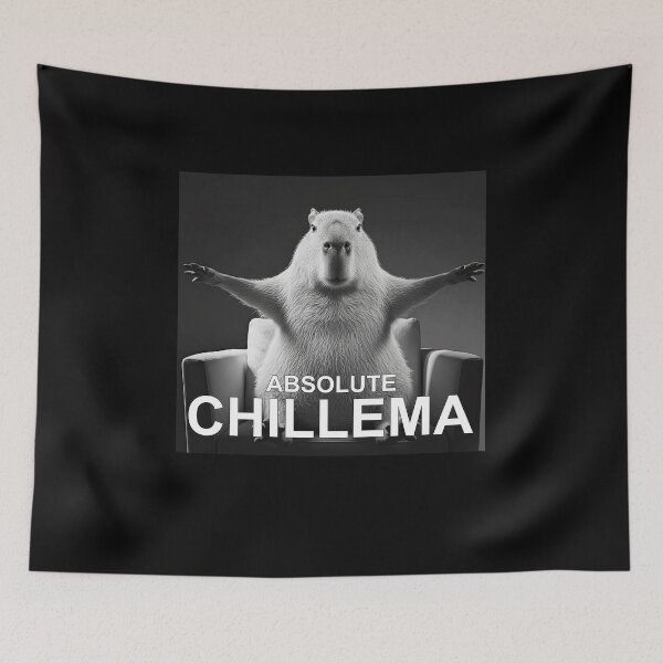 Item preview, Absolute Chillema Capybara Meme Humor Animal Joke designed and sold by elderberry.
