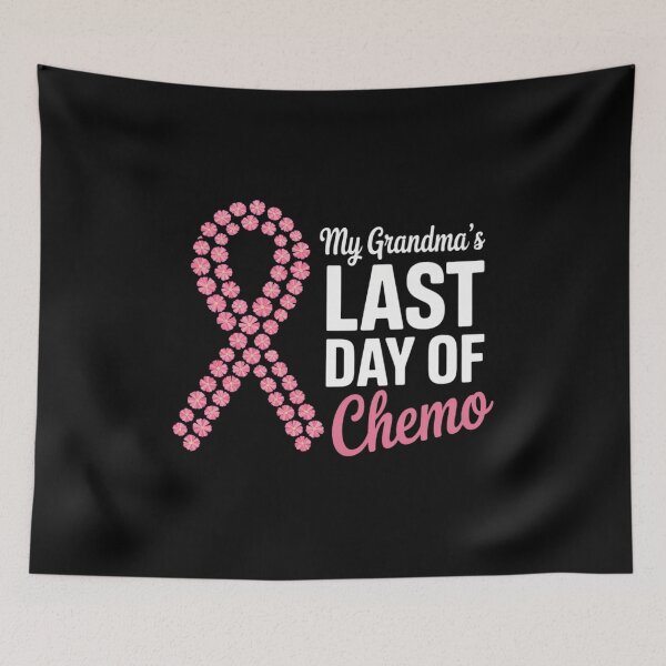Item preview, My Grandma's Last Day of Chemo Breast Cancer Awareness Month designed and sold by BubblePancake.