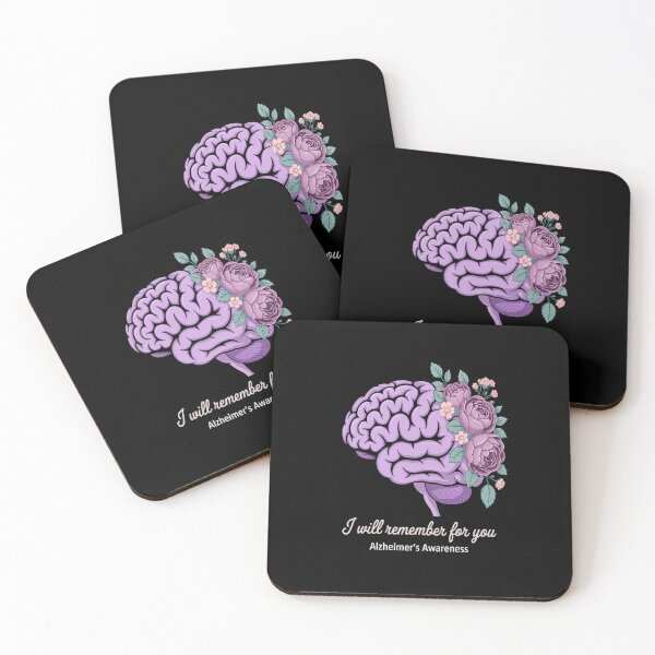 Item preview, Alzheimer's Awareness I Will Remember For You Brain Purple  designed and sold by repconomArt.