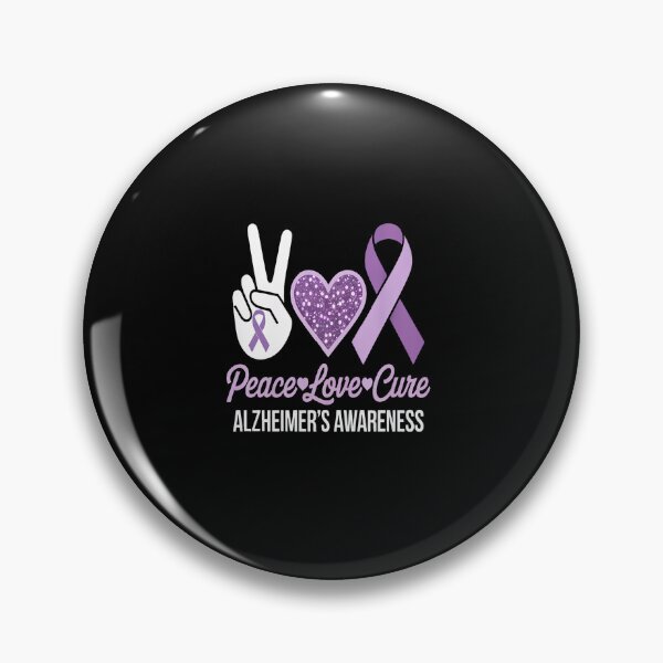 Item preview, Alzheimer's Awareness Peace Love Cure Leopard designed and sold by repconomArt.