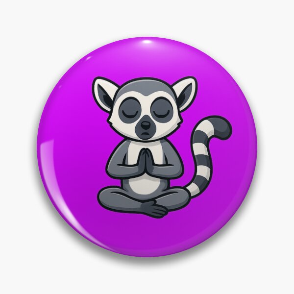 Item preview, Zen Lemur – Meditating Lemur in Lotus Position designed and sold by Ivy-Triggs.