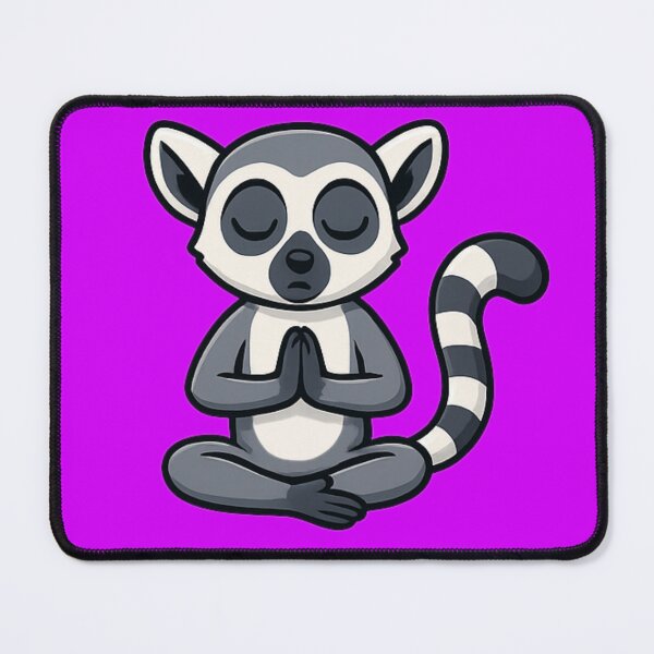 Item preview, Zen Lemur – Meditating Lemur in Lotus Position designed and sold by Ivy-Triggs.