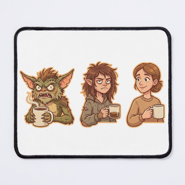 Item preview, Before Coffee, During Coffee, After Coffee – Women’s Gremlin Transformation designed and sold by MadeInNapTime.