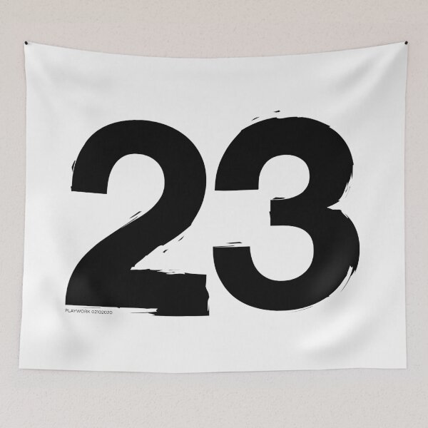 Item preview, Number 23 – Minimalist Brushstroke Edition | by PlayWork designed and sold by PlayWork.