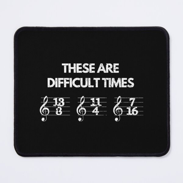 Item preview, Difficult Times Musician Pun designed and sold by Mues1966.