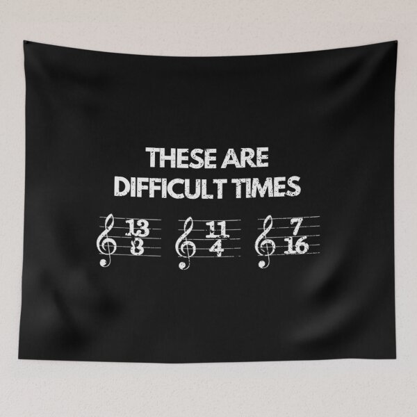 Item preview, Difficult Times Musician Pun designed and sold by Mues1966.