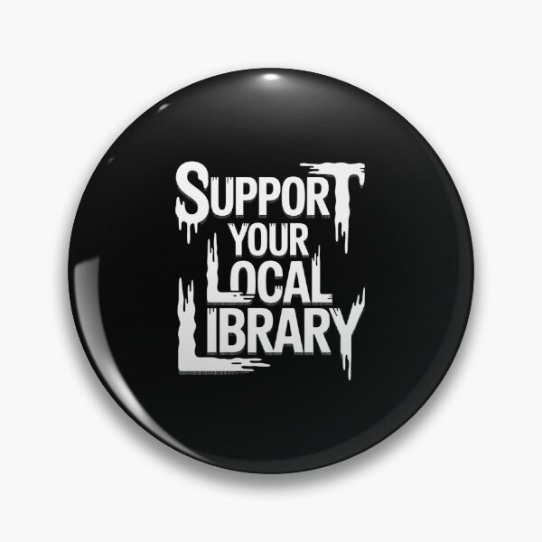 Item preview, Support Your Local Library Horror Bookworm designed and sold by khorbiasieno.