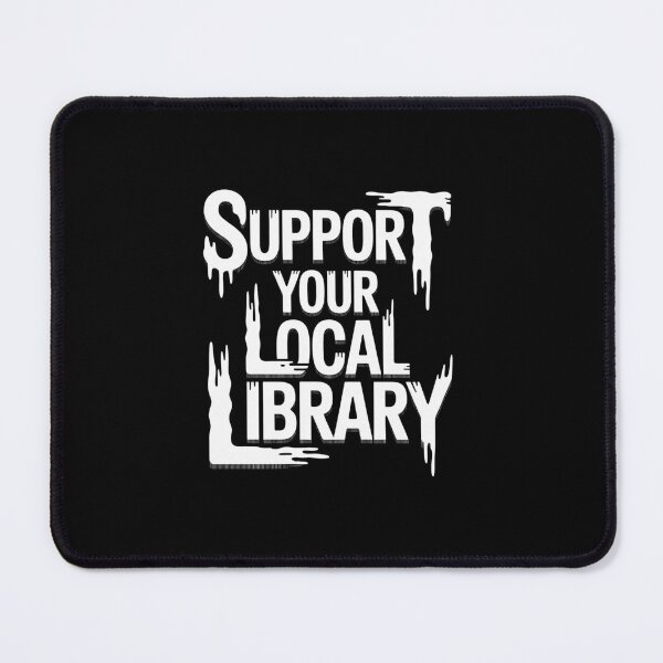 Item preview, Support Your Local Library Horror Bookworm designed and sold by khorbiasieno.