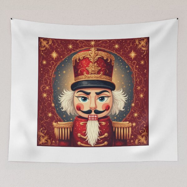 Item preview, Nutcracker Christmas Art – Elegant Vintage Holiday Soldier Illustration designed and sold by infocart.