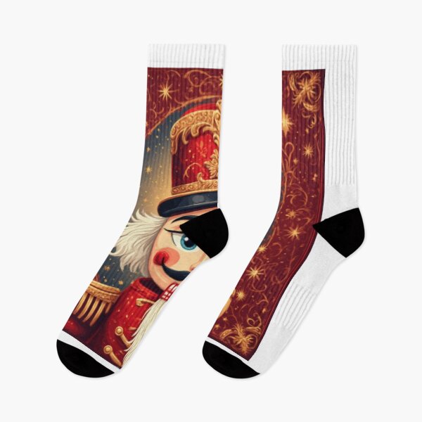 Item preview, Nutcracker Christmas Art – Elegant Vintage Holiday Soldier Illustration designed and sold by infocart.