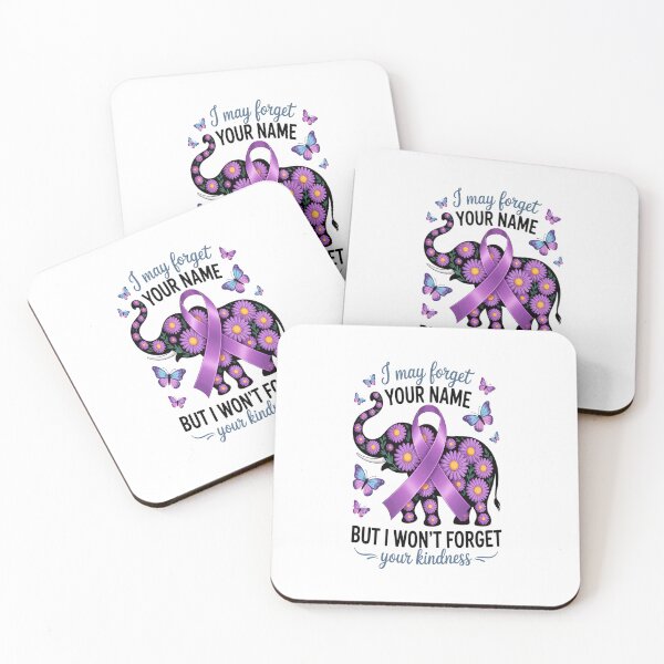 Item preview, Alzheimer's Dementia Awareness Support Elephant I May Forget designed and sold by repconomArt.