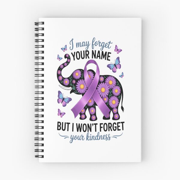 Item preview, Alzheimer's Dementia Awareness Support Elephant I May Forget designed and sold by repconomArt.