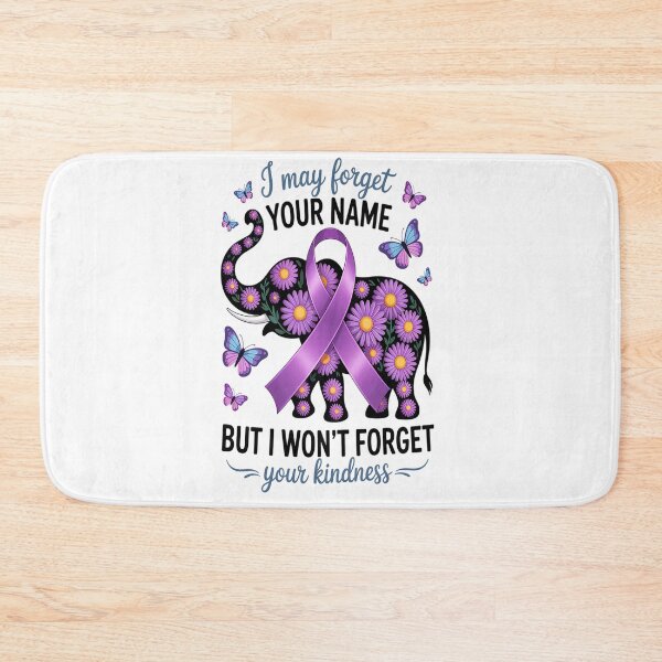 Item preview, Alzheimer's Dementia Awareness Support Elephant I May Forget designed and sold by repconomArt.