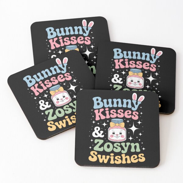 Item preview, Bunny Kiss Zosyn Swishes Nurse RN LPN CNA Healthcare Easter designed and sold by VENOM0RIOT.
