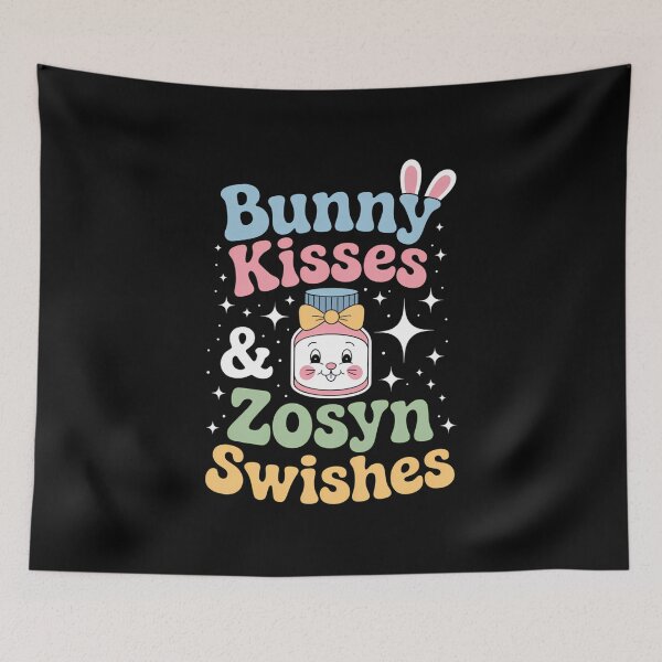 Item preview, Bunny Kiss Zosyn Swishes Nurse RN LPN CNA Healthcare Easter designed and sold by VENOM0RIOT.