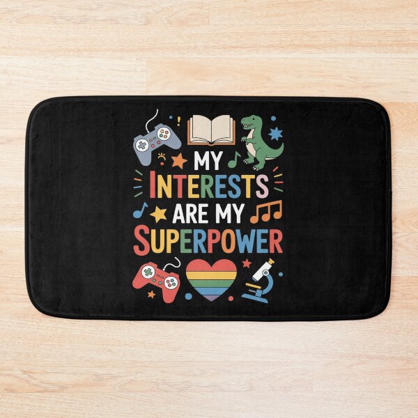 Item preview, My Interests are My Superpower Kids Autism Awareness designed and sold by BubblePancake.