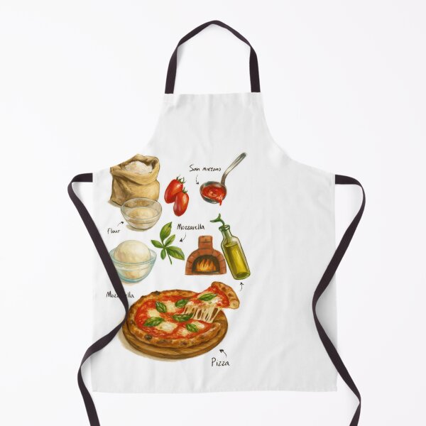 Item preview, Margheritta Pizza Recipe Teeshirt | Classic Hot Dish | Cookbook | Hand-drawn Recipe Shirt | Fine Dining designed and sold by fishnsteve.