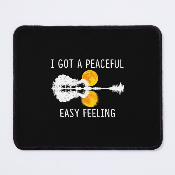 Item preview, I Got An Easy Peaceful Feeling Guitar Lake Shadow designed and sold by EarlineImogene.