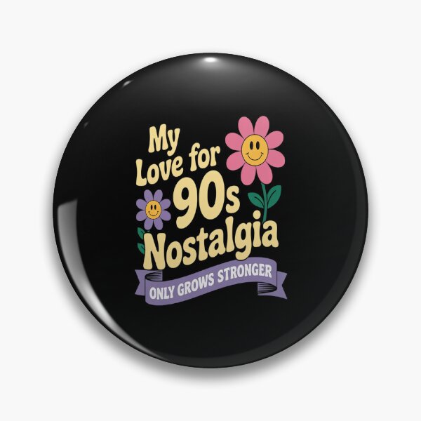 Item preview, My Love for 90s Nostalgia Flower Banner Smile Sing Play designed and sold by BubblePancake.