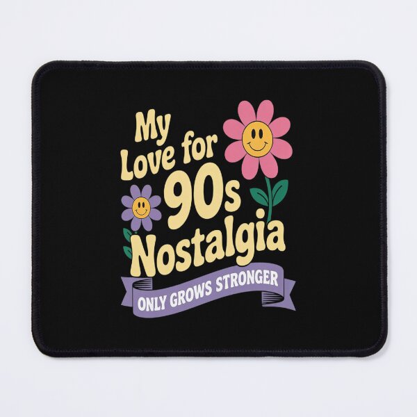 Item preview, My Love for 90s Nostalgia Flower Banner Smile Sing Play designed and sold by BubblePancake.