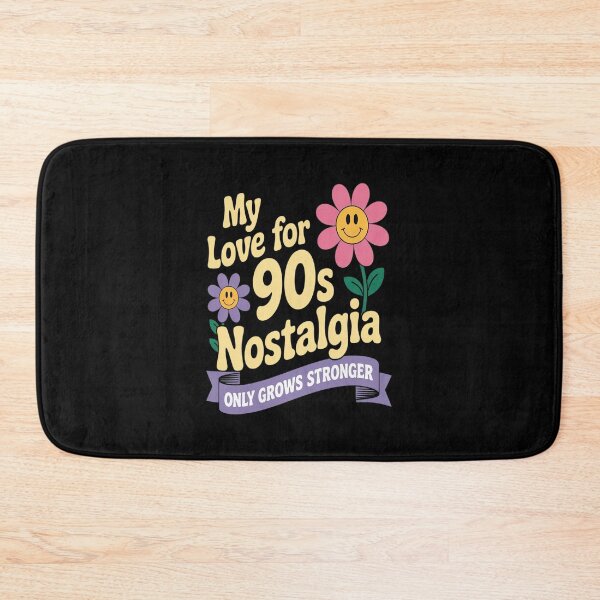 Item preview, My Love for 90s Nostalgia Flower Banner Smile Sing Play designed and sold by BubblePancake.