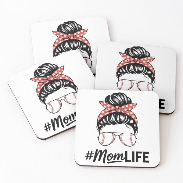 Item preview, Baseball Mom Life Women's Day Mothers Day Braids Messy Bun designed and sold by VENOM0RIOT.