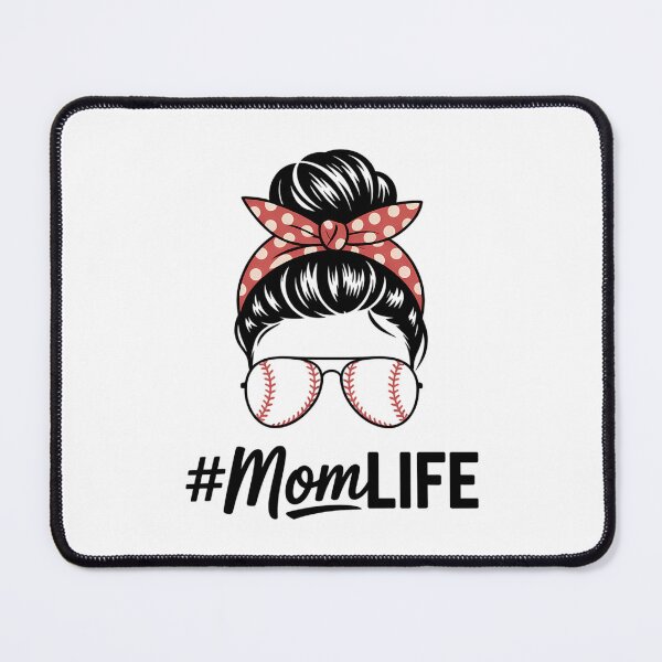 Item preview, Baseball Mom Life Women's Day Mothers Day Braids Messy Bun designed and sold by VENOM0RIOT.