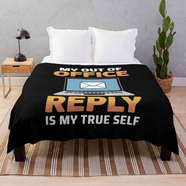 Item preview, My Out of Office Reply is My True Self Laptop Email designed and sold by BubblePancake.