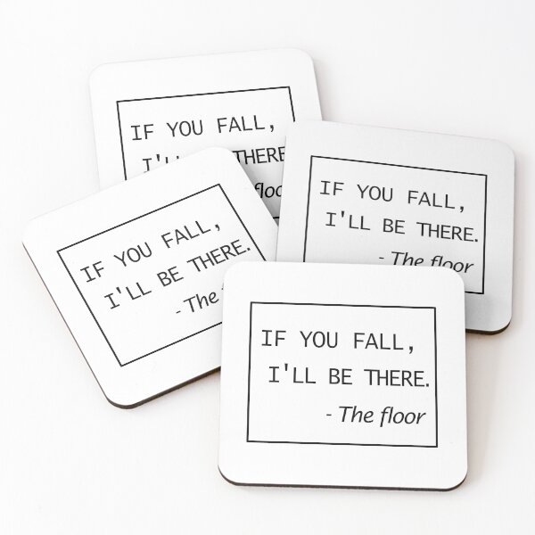 Item preview, If you fall, I'll be there. designed and sold by mksjr.
