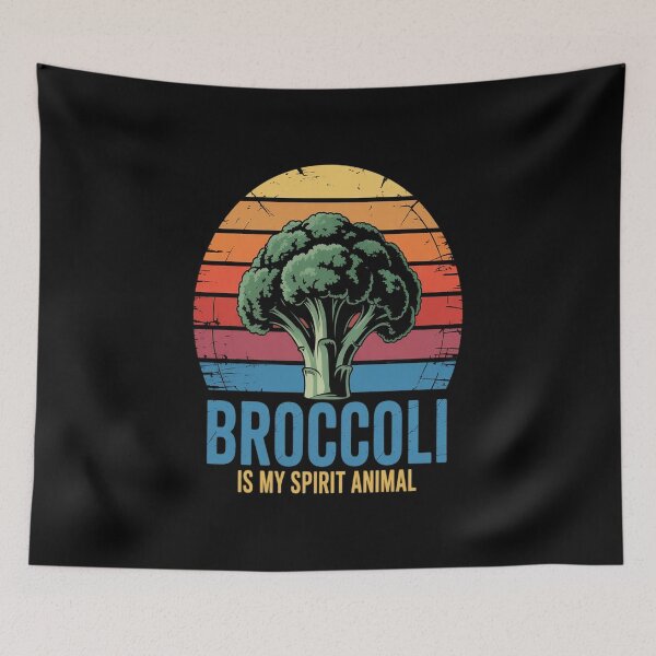 Item preview, Broccoli Vegan vegetableart designed and sold by Catharsiscath.