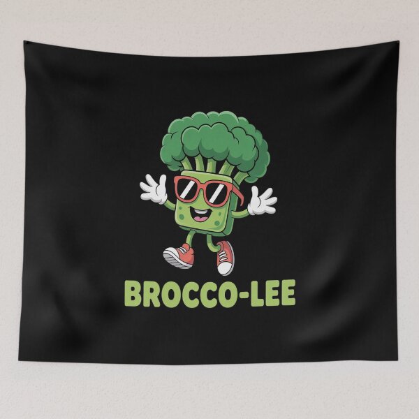 Item preview, Broco-Lee Angry Broccoli Scary Vegetables Spooky Vitamins designed and sold by Catharsiscath.