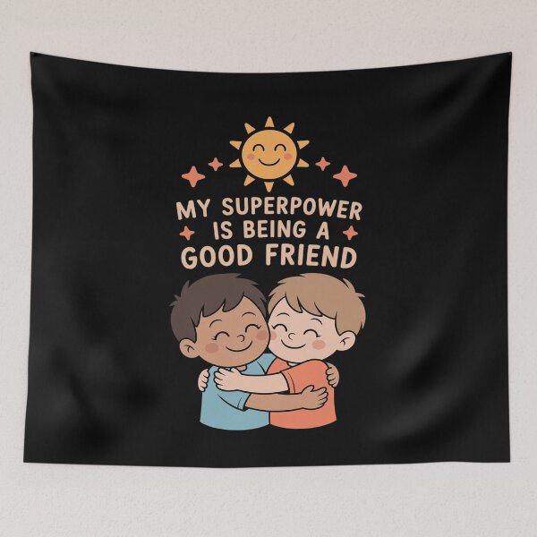 Item preview, My Superpower is Being A Good Friend Graphic designed and sold by BubblePancake.