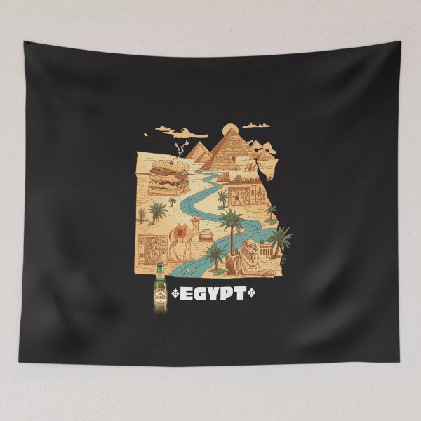 Item preview, Funny Egypt Map T-Shirt | Big Mac Pyramids Sphinx | Egyptian Humor designed and sold by TitanRN.