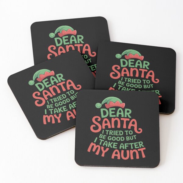 Item preview, Dear Santa I Tried To Be Good But I Take After My Aunt  designed and sold by johnertullio.