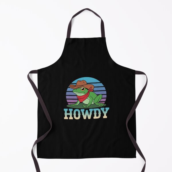 Item preview, Aesthetic Howdy Frog Funny Cowboy Toad Amphibian Lover  designed and sold by RuthGAArt.