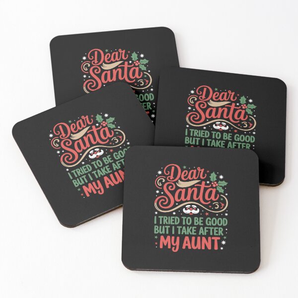 Item preview, Dear Santa I Tried To Be Good But I Take After My Aunt  designed and sold by johnertullio.