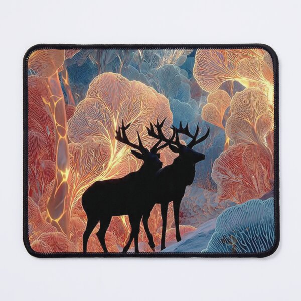Item preview, Surreal Biophilic Aurora Winter Forest Glow designed and sold by ChinzorigBAY.
