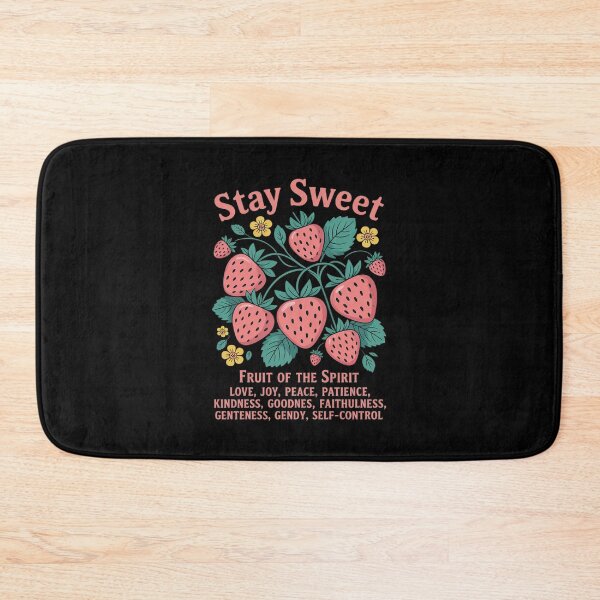 Item preview, Boho Strawberry Stay Sweet The Fruit Of The Spirit Christian designed and sold by RuthGAArt.