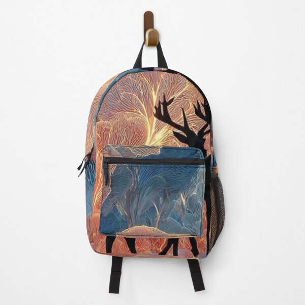 Item preview, Surreal Biophilic Aurora Winter Forest Glow designed and sold by ChinzorigBAY.