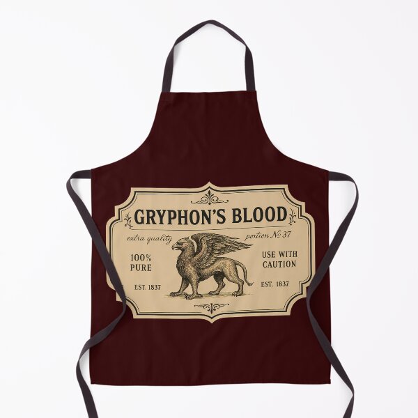 Item preview, Gryphon's Blood Antique Apothecary designed and sold by Funny Vintage Stickers And T-Shirts.