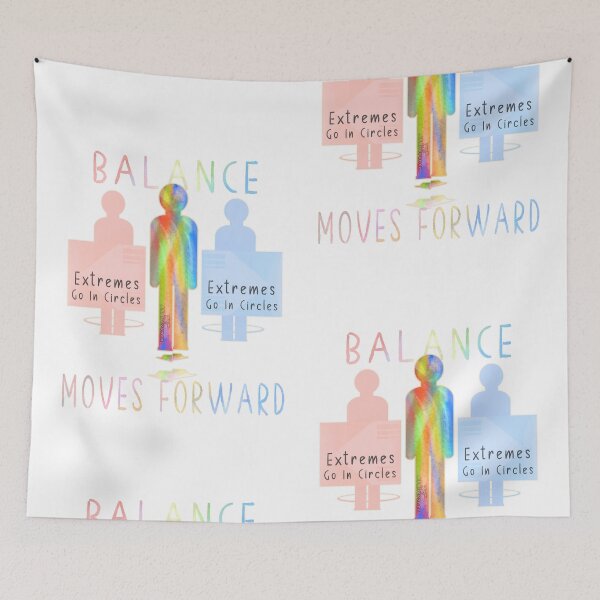 Item preview, Balance Matters, hand drawn graphics with text designed and sold by AK-Hevonen.