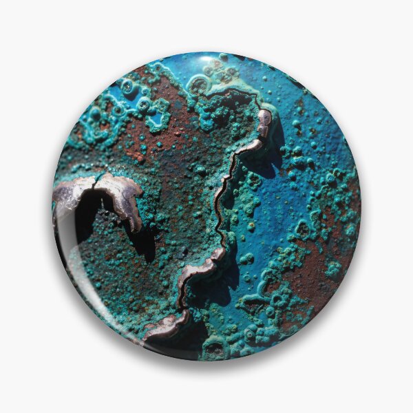 Item preview, Turquoise Patina Crater Texture designed and sold by Kaleidoscope Print.