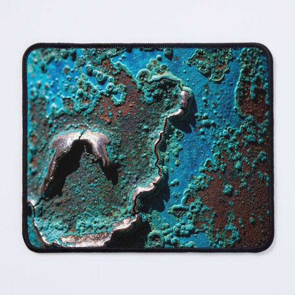 Item preview, Turquoise Patina Crater Texture designed and sold by Kaleidoscope Print.