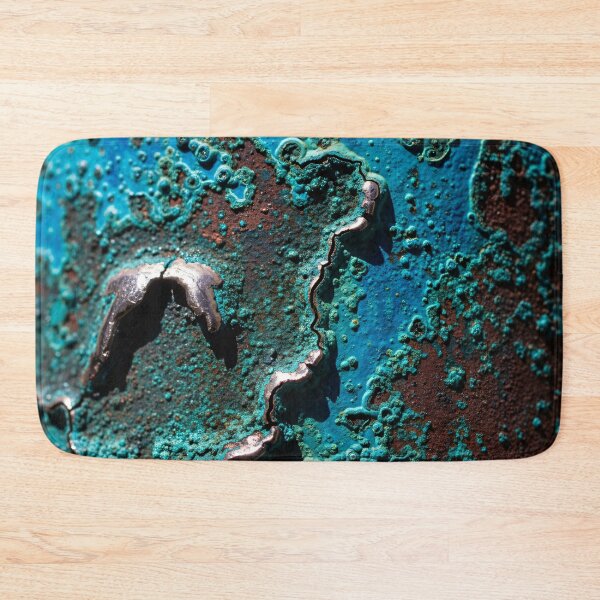 Item preview, Turquoise Patina Crater Texture designed and sold by Kaleidoscope Print.